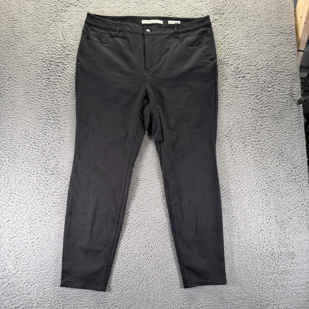 Jones New York Jeans Women 18W Black Rayon Jegging Skinny Leg Workwear Stretch